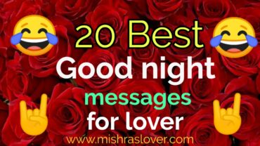 Good night message for lover