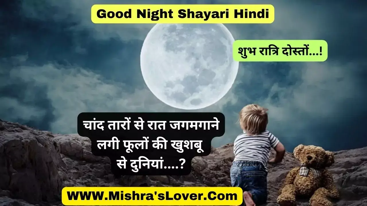 Good Night Shayari Hindi