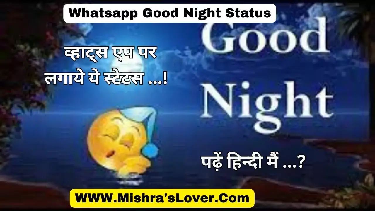 Whatsapp Good Night Status