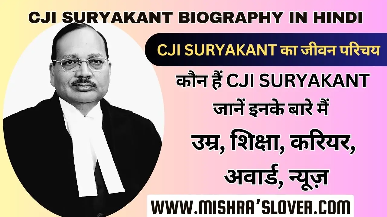 CJI Suryakant Biography